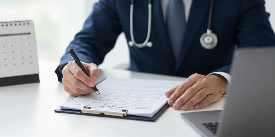 délai contre-visite médicale employeur - documents RH sur bureau