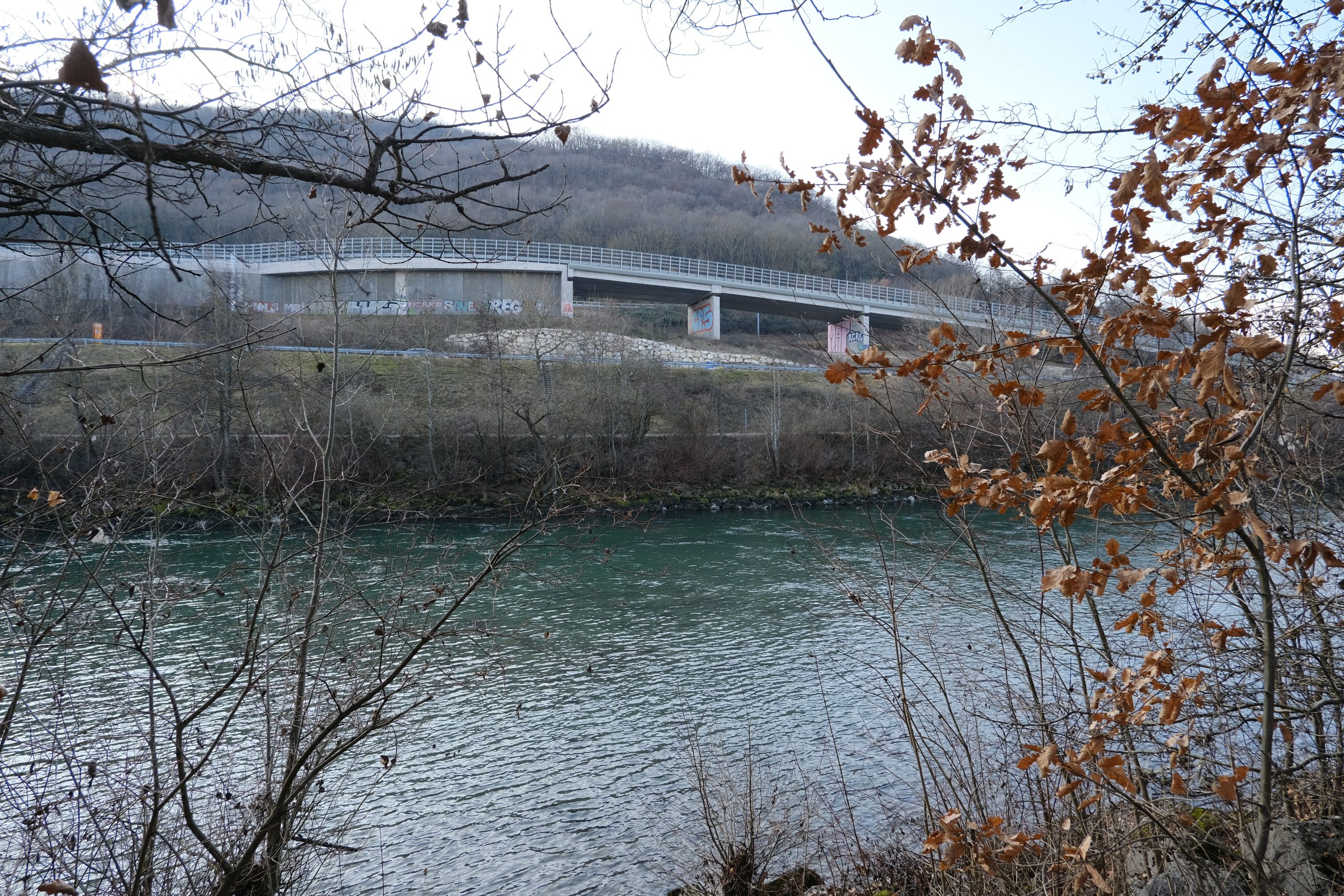 Autoroute A40 à Annemasse — logistique et transport Haute-Savoie