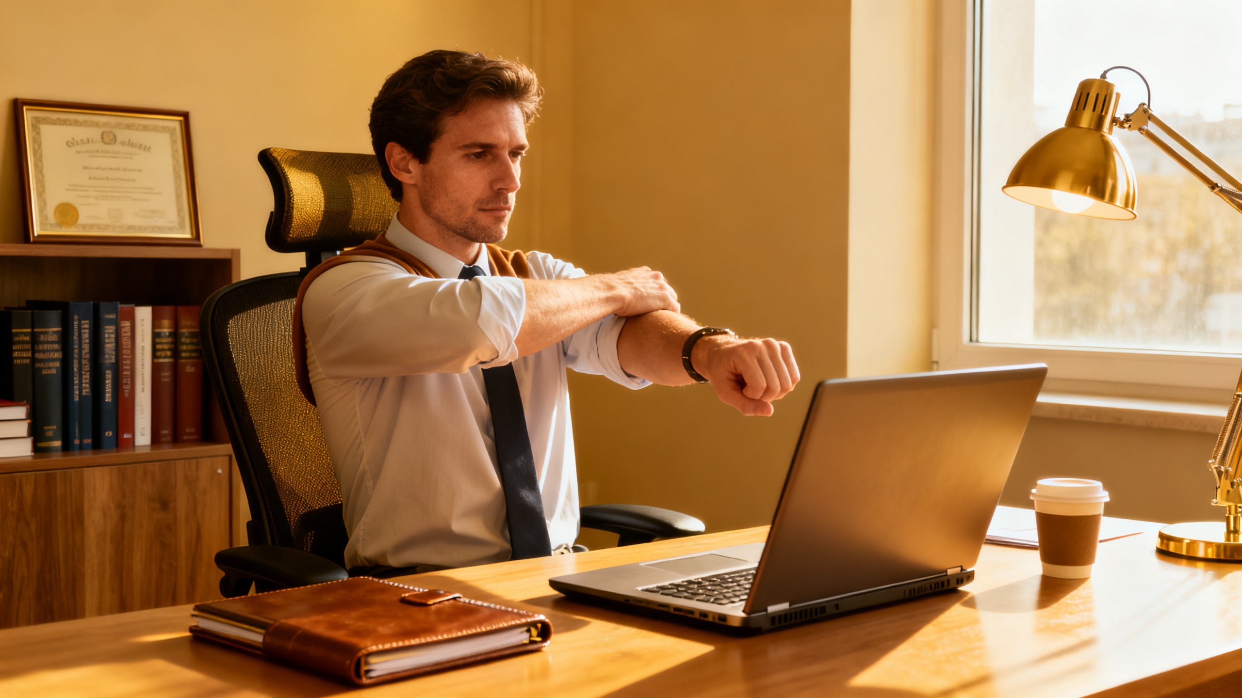 Exercices de prévention TMS au poste de travail ergonomique