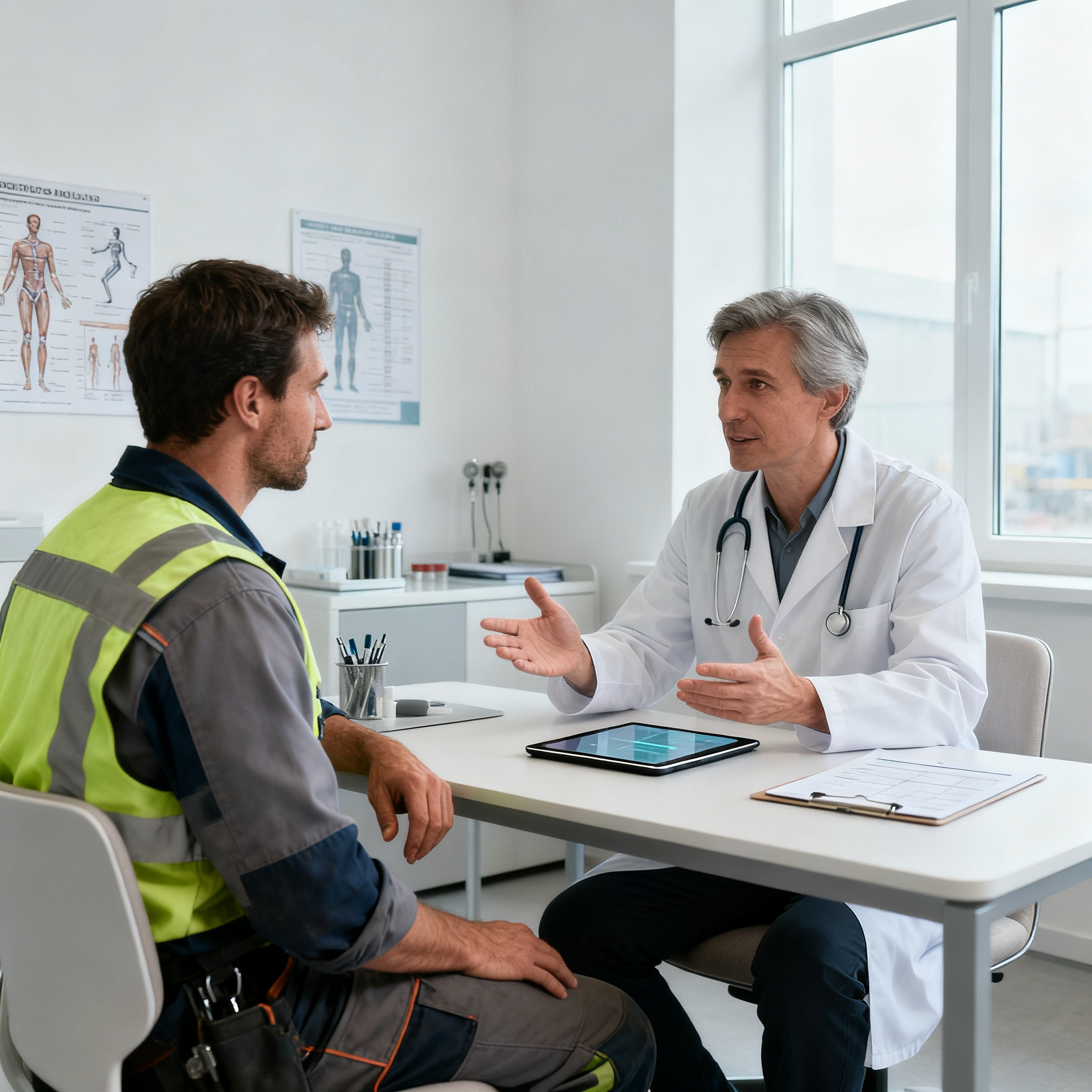 Médecin du travail consultation salariée industrie Saint-Nazaire