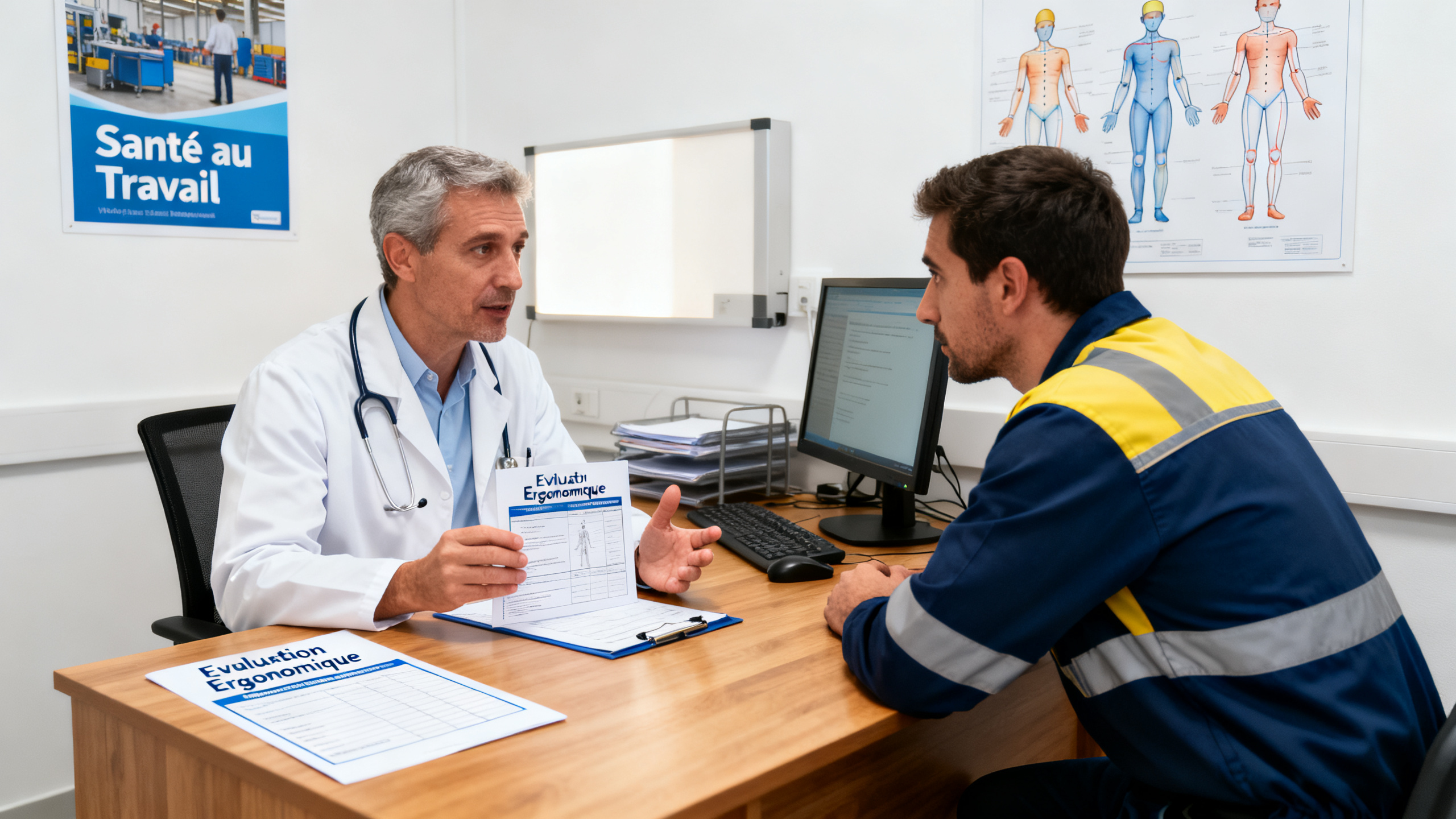 Médecin du travail consultation employé Valenciennes