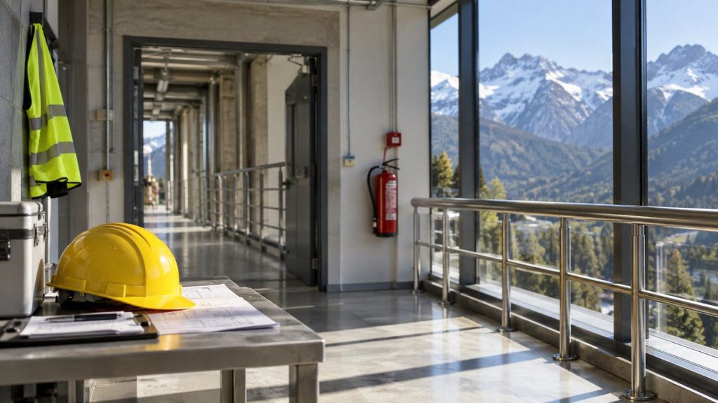 Illustration générée par IA pour « Audit conformité santé-sécurité au travail en Rhône-Alpes : ce que doivent vérifier les entreprises en 2026 ».